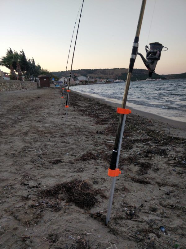 ALF Yedek Parça Surf Olta Kamış Ayağı Alt Üst Ayarlanabilir Reflektörlü Kum Dikeni - Kazık - Balıkçılık - Görsel 12