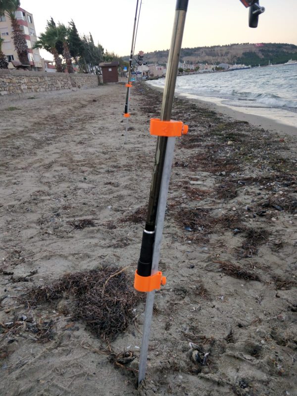 ALF Yedek Parça Surf Olta Kamış Ayağı Alt Üst Ayarlanabilir Reflektörlü Kum Dikeni - Kazık - Balıkçılık - Görsel 13